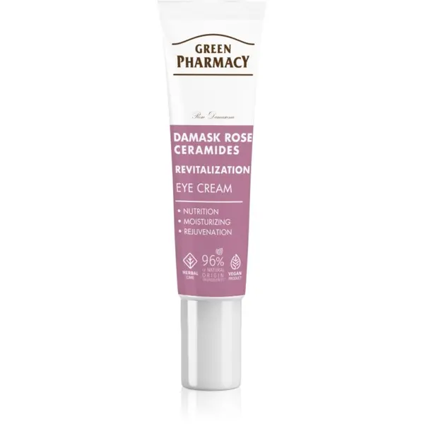 Green Pharmacy Green Pharmacy Damask Rose & Ceramides Eye Cream ревитализиращ нощен крем 15 мл.