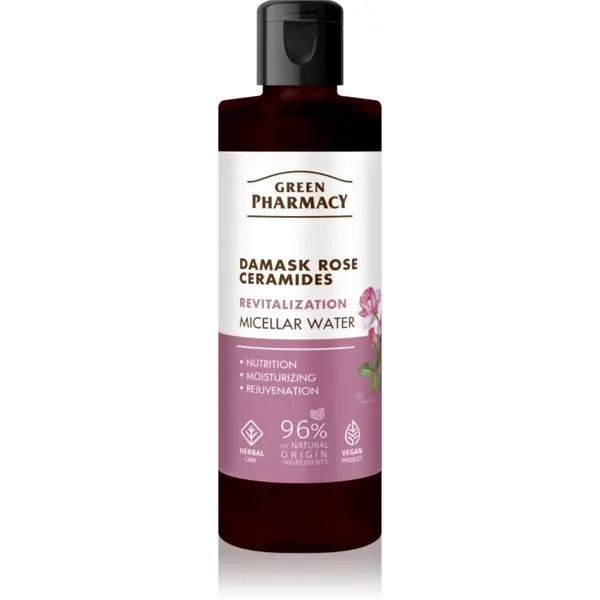 Green Pharmacy Green Pharmacy Damask Rose & Ceramides Micellar Water почистваща мицеларна вода 200 мл.