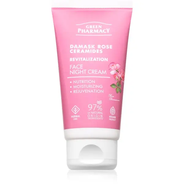 Green Pharmacy Green Pharmacy Damask Rose & Ceramides Night Face Cream нощен крем за лице 50 мл.