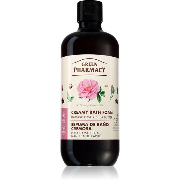 Green Pharmacy Green Pharmacy Damask Rose & Shea Butter Bath Foam кремообразна пяна за вана с масло от шеа 500 мл.