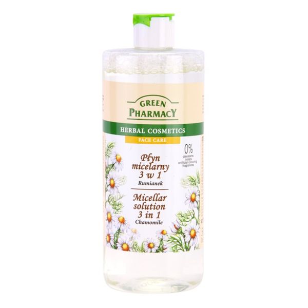 Green Pharmacy Green Pharmacy Face Care Chamomile мицеларна вода 3 в 1 500 мл.