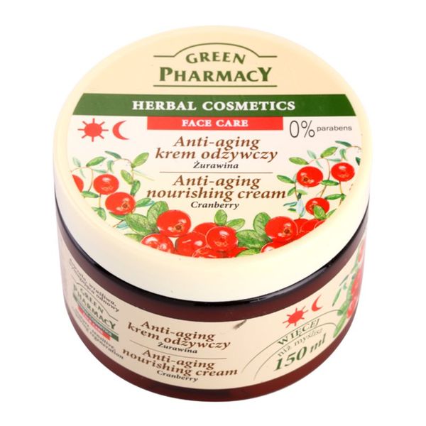 Green Pharmacy Green Pharmacy Face Care Cranberry подхранващ крем против стареене на кожата 150 мл.