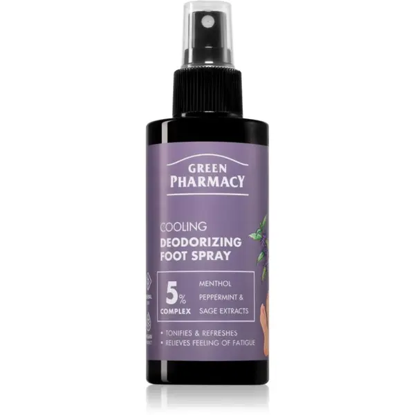 Green Pharmacy Green Pharmacy Foot Care Cooling Deodorizing Foot Spray дезодорант за крака 150 мл.