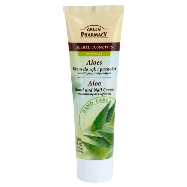 Green Pharmacy Green Pharmacy Hand Care Aloe хидратиращ и овлажняващ крем за ръце и нокти 100 мл.