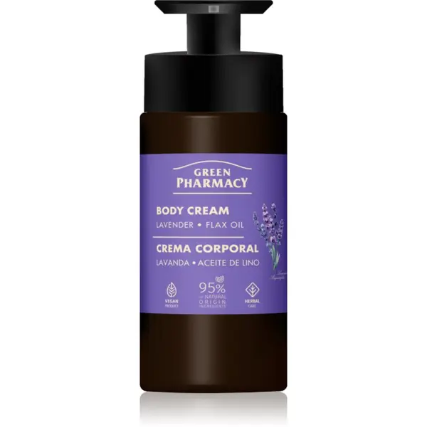 Green Pharmacy Green Pharmacy Lavender & Flax Oil крем за тяло 739 мл.