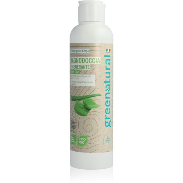 Greenatural Greenatural Body Wash Aloe Vera & Olive регенериращ душ гел 250 мл.