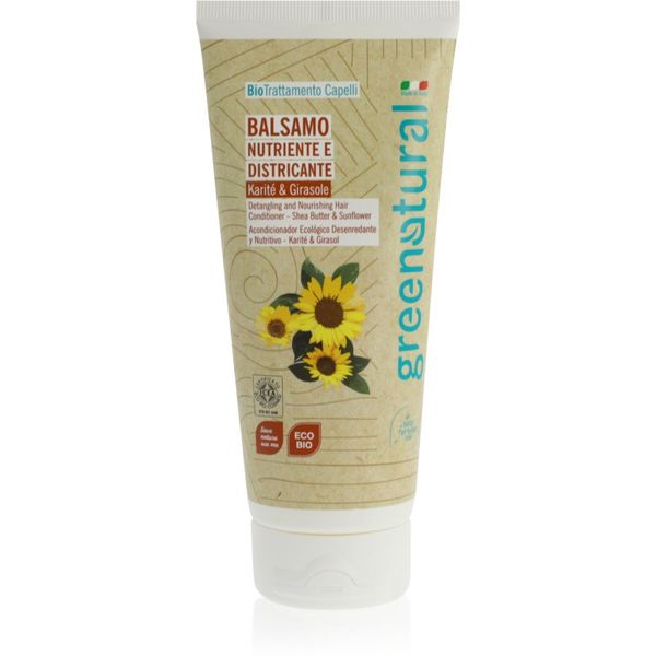 Greenatural Greenatural Hair Conditioner Sunflower & Shea Butter подхранващ балсам За коса с масло от шеа 200 мл.