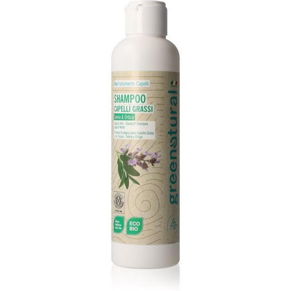 Greenatural Greenatural Shampoo Sage & Nettle шампоан за мазна коса 250 мл.