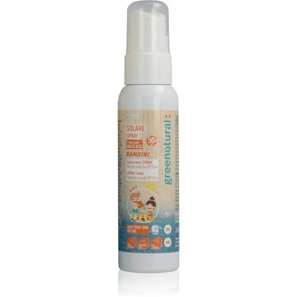 Greenatural Greenatural Sunscreen Spray Kids SPF 50+ мляко за загар в спрей за деца SPF 50+ 100 мл.