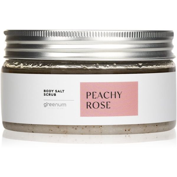 Greenum Greenum Salt Scrub скраб със сол за тяло с аромат Rose 320 гр.