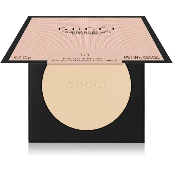 Gucci Gucci Gucci Beauty Poudre De Beauté Matte Powder матираща пудра пълнител цвят 01 10 гр.