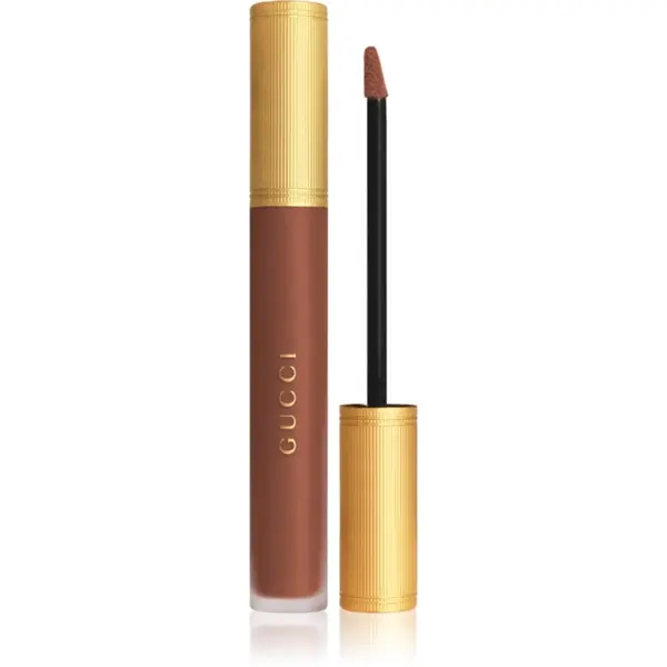 Gucci Gucci Gucci Beauty Rouge à Lèvres Matte Lipstick матиращо течно червило цвят 308 Lucy Dark Orange 6.5 мл.