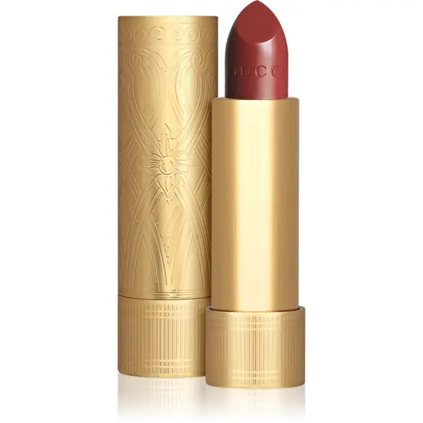 Gucci Gucci Gucci Beauty Rouge à Lèvres Satin Lipstick сатенено червило цвят 203 Mildred Rosewood 3.5 гр.