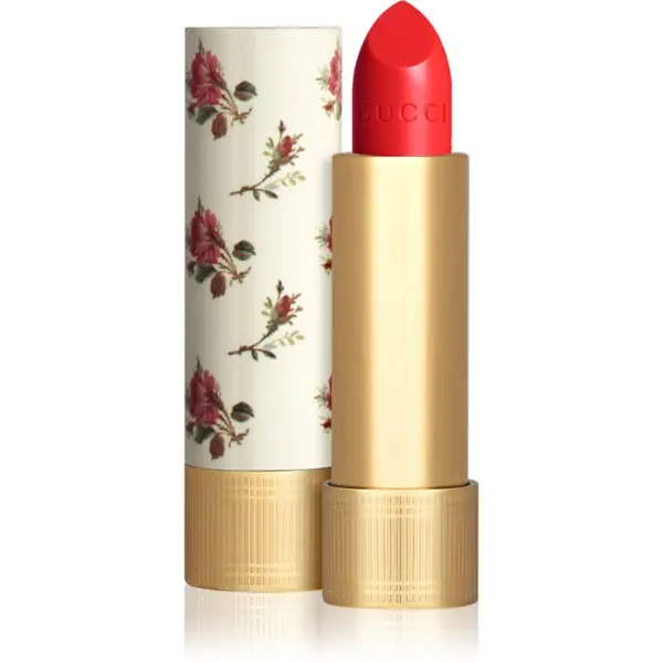 Gucci Gucci Gucci Beauty Rouge à Lèvres Voile бляскаво червило цвят 301 Mae Coral 3.5 гр.