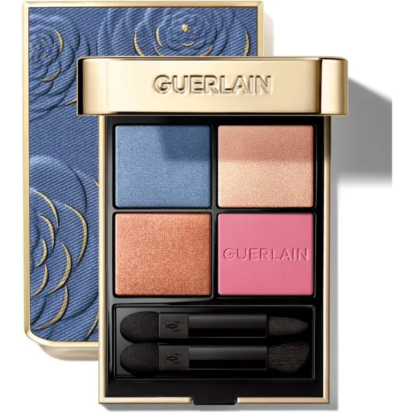 GUERLAIN GUERLAIN Blooming Denim Ombres G палитра сенки за очи лимитирана версия 396 Denim Blossom 6 гр.