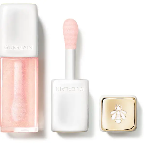 GUERLAIN GUERLAIN KissKiss Bee Glow Plump блясък за устни за по-голям обем цвят 100 Warm Glow 9.5 мл.