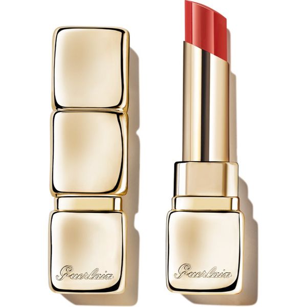 GUERLAIN GUERLAIN KissKiss Shine Bloom бляскаво червило цвят 519 Floral Brick 3,5 гр.