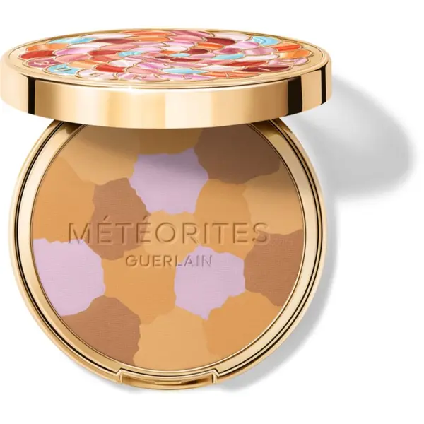 GUERLAIN GUERLAIN Météorites Compact Mattifying Powder компактна пудра цвят 03 Warm Doré 8.5 гр.