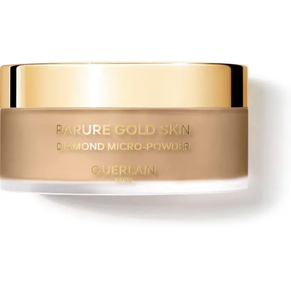 GUERLAIN GUERLAIN Parure Gold Skin Diamond Micro-Powder озаряваща насипна пудра цвят 04 Deep / Foncé 35 гр.