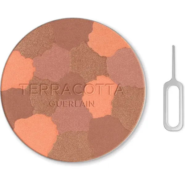 GUERLAIN GUERLAIN Terracotta Light бронзираща озаряваща пудра пълнител цвят 05 Deep Warm 10 гр.