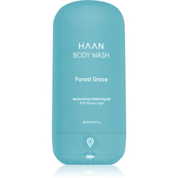 Haan HAAN Body Wash Forest Grace зареждащ с енергия душ гел с алое вера 60 мл.