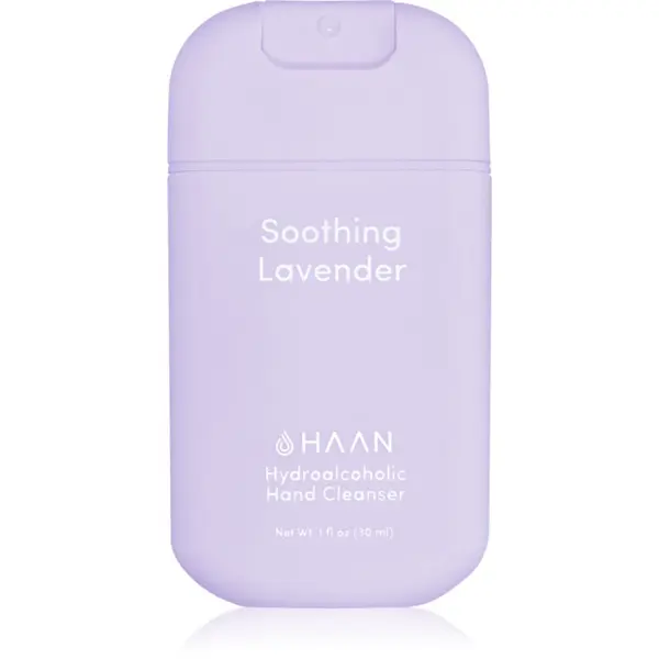 Haan HAAN Hand Care Soothing Lavander спрей за почистване на ръце с антибактериална добавка 30 мл.
