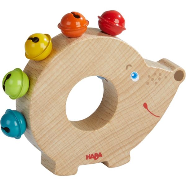 Haba Haba Wooden Rattle Hedgehog дрънкалка от дърво 6 m+ 1 бр.