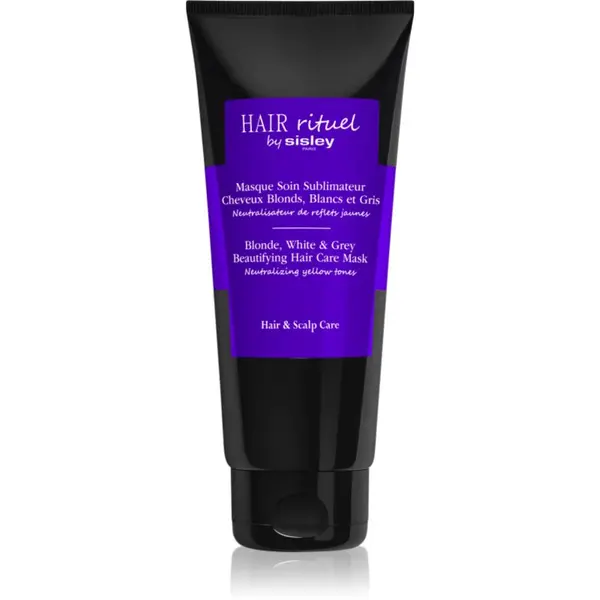 Hair Rituel by Sisley Hair Rituel by Sisley Blonde, White & Grey Beautifying Hair Care Mask маска за коса неутрализиращ кафеникавите оттенъци 200 мл.