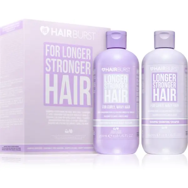 Hairburst Hairburst Longer Stronger Hair Curly, Wavy Hair Set подаръчен комплект за къдрава коса