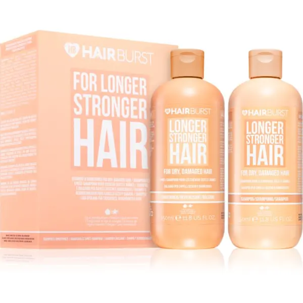 Hairburst Hairburst Longer Stronger Hair Dry, Damaged Hair Set подаръчен комплект за суха и увредена коса