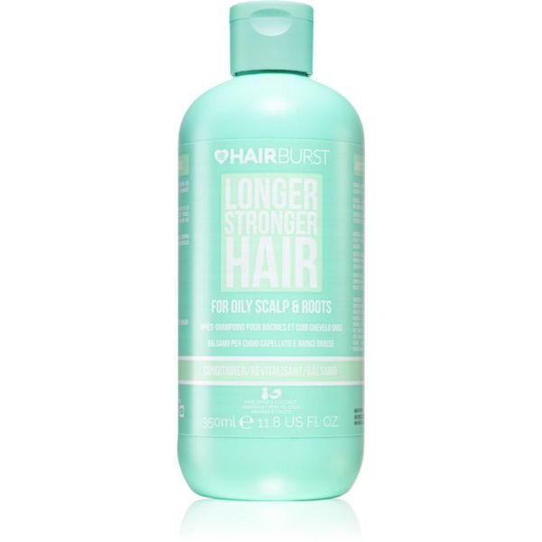 Hairburst Hairburst Longer Stronger Hair Oily Scalp & Roots почистващ балсам за бързо омазняваща се коса 350 мл.