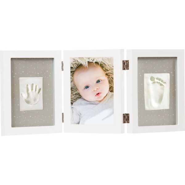 Happy Hands Happy Hands Triple Frame комплект за отпечатъци на бебето 3 x 17×22 cm