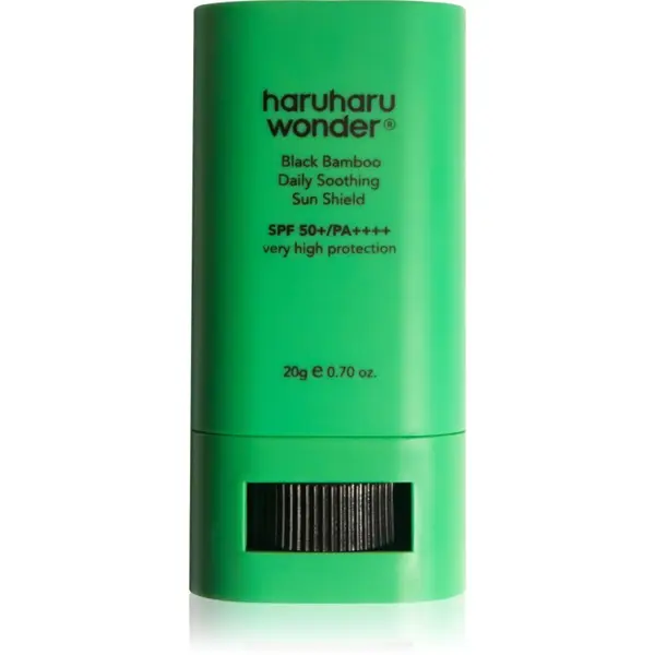 Haruharu Wonder Haruharu Wonder Black Bamboo Daily Soothing Sun Shield слънцезащитен крем в стик с успокояващ ефект SPF 50+ 20 гр.
