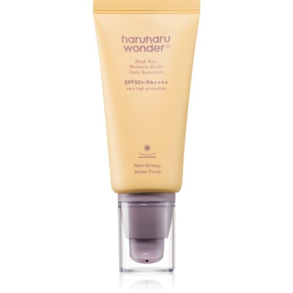 Haruharu Wonder Haruharu Wonder Black Rice Moisture лек защитен флуид SPF 50+ без парфюм 50 мл.