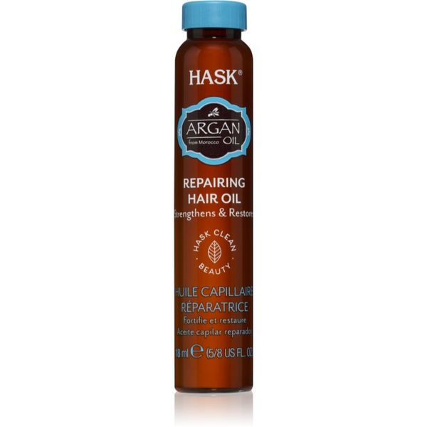 HASK HASK Argan Oil регенериращо олио за увредена коса 18 мл.
