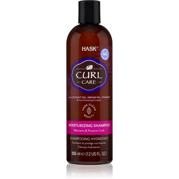 HASK HASK Curl Care хидратиращ шампоан за чуплива и къдрава коса 355 мл.