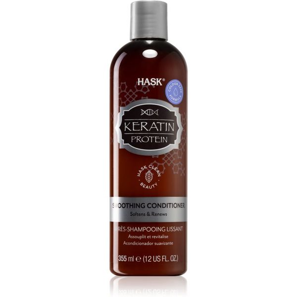 HASK HASK Keratin Protein изглаждащ балсам за увредена и химически третирана коса 355 мл.