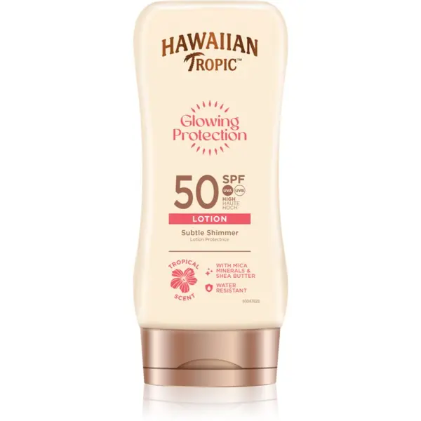 Hawaiian Tropic Hawaiian Tropic Glowing Protection Sunscreen Lotion мляко за загар SPF 50 170 мл.