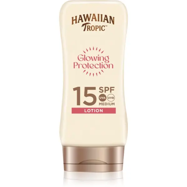 Hawaiian Tropic Hawaiian Tropic Satin Protection Ultra Radiance водоустойчив лосион за слънце SPF 15 180 мл.