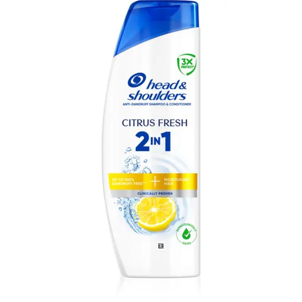 Head & Shoulders Head & Shoulders Citrus Fresh 2in1 шампоан и балсам против пърхот 400 мл.