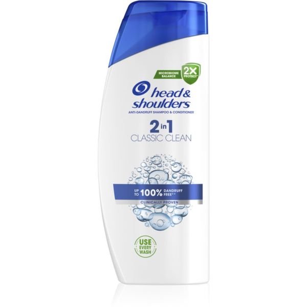 Head & Shoulders Head & Shoulders Classic Clean 2in1 шампоан против пърхот 2 в 1 625 мл.