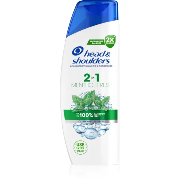 Head & Shoulders Head & Shoulders Menthol Fresh 2in1 шампоан и балсам 2 в1 против пърхот 330 мл.