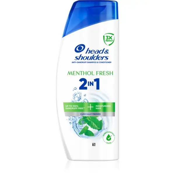 Head & Shoulders Head & Shoulders Menthol Fresh 2in1 шампоан и балсам 2 в1 против пърхот 400 мл.