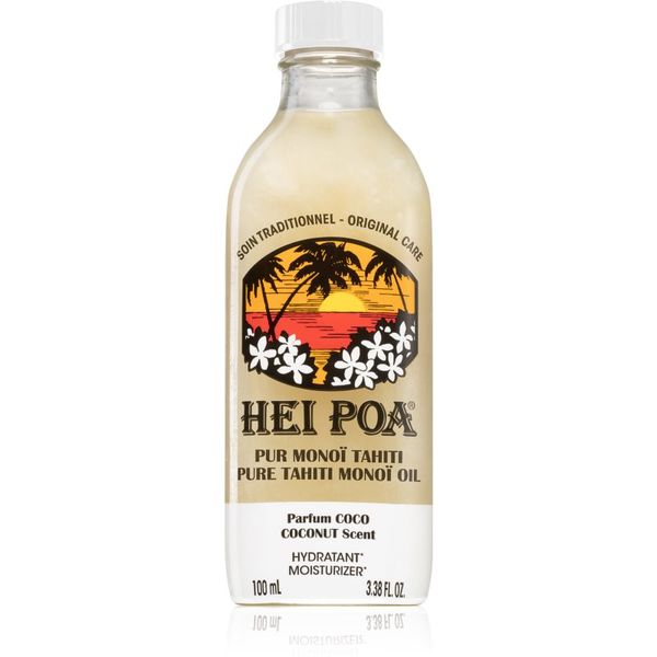 Hei Poa Hei Poa Pure Tahiti Monoï Oil Coconut мултифункционално масло за тяло и коса 100 мл.