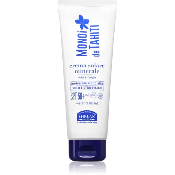Helan Helan MONOÏ de TAHITI Mineral Sun Cream SPF50+ слънцезащитен крем за лице и тяло 125 мл.