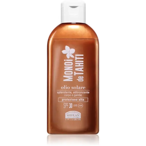Helan Helan MONOÏ de TAHITI Shiny Suntan Oil SPF30 защитно масло за тен SPF 30 150 мл.