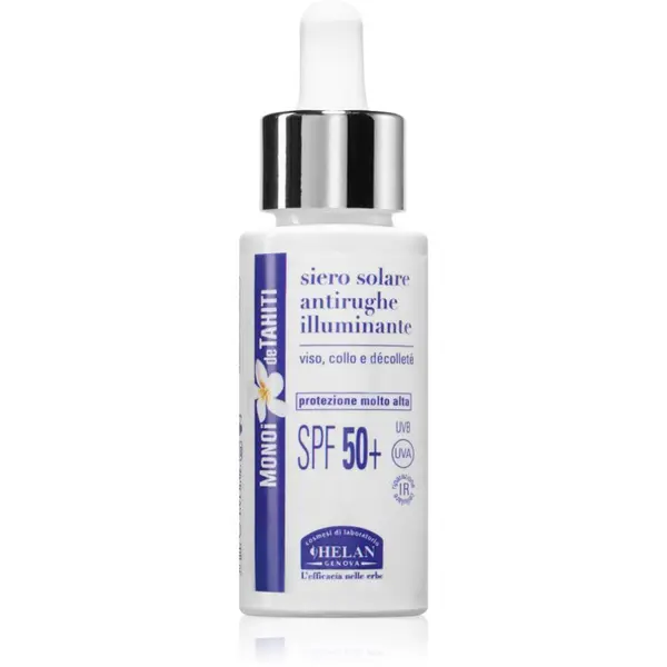 Helan Helan MONOÏ de TAHITI Sun Serum озаряващ серум против бръчки SPF 50+ 30 мл.