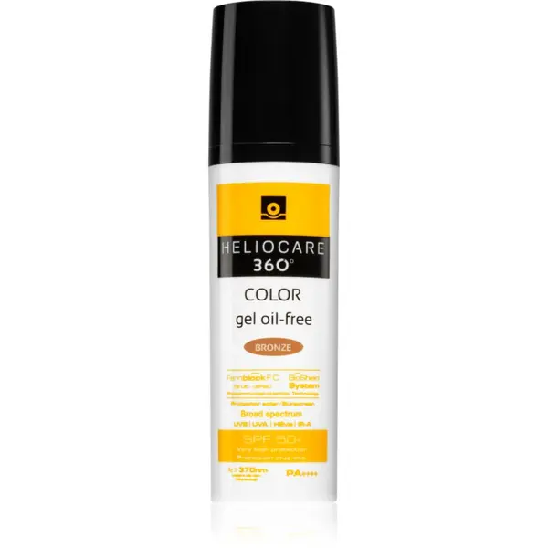 Heliocare Heliocare 360° Color Gel Oil-Free тониращ защитен гел SPF 50+ цвят Bronze 50 мл.