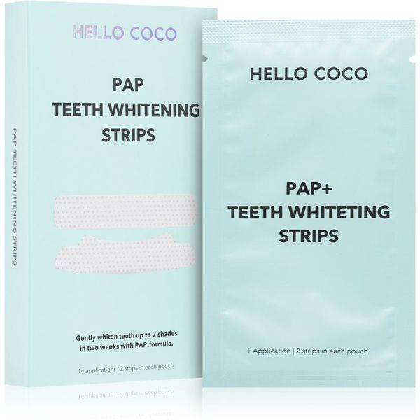 Hello Coco Hello Coco PAP+ Teeth Whitening Strips избелващи ленти за зъби 28 бр.