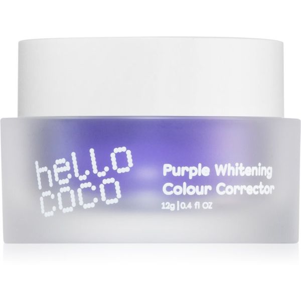 Hello Coco Hello Coco Purple Whitening Colour Corrector избелващ прах за отстраняване на петна 12 гр.